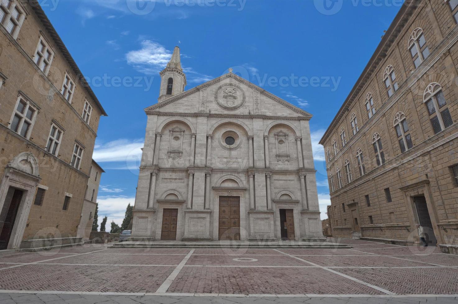 pienza toscana cúpula medieval foto