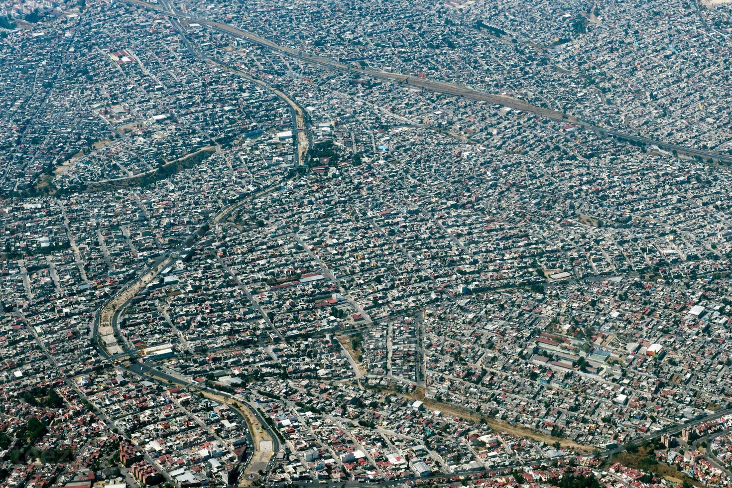 cidade do méxico vista aérea paisagem urbana panorama foto