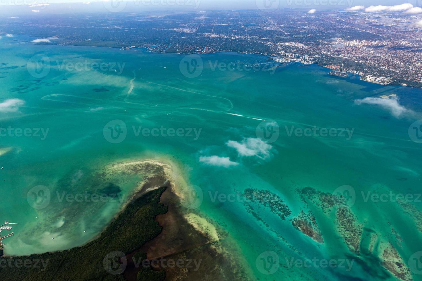 flórida miami vista aérea panorama paisagem foto