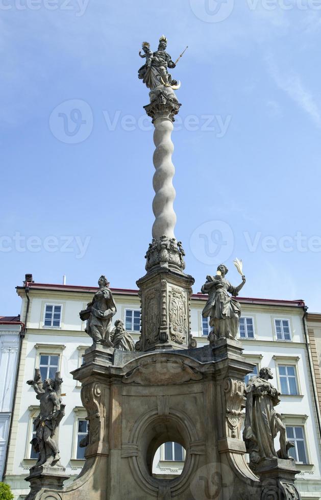 olomouc cidade holly trinity monumento histórico foto