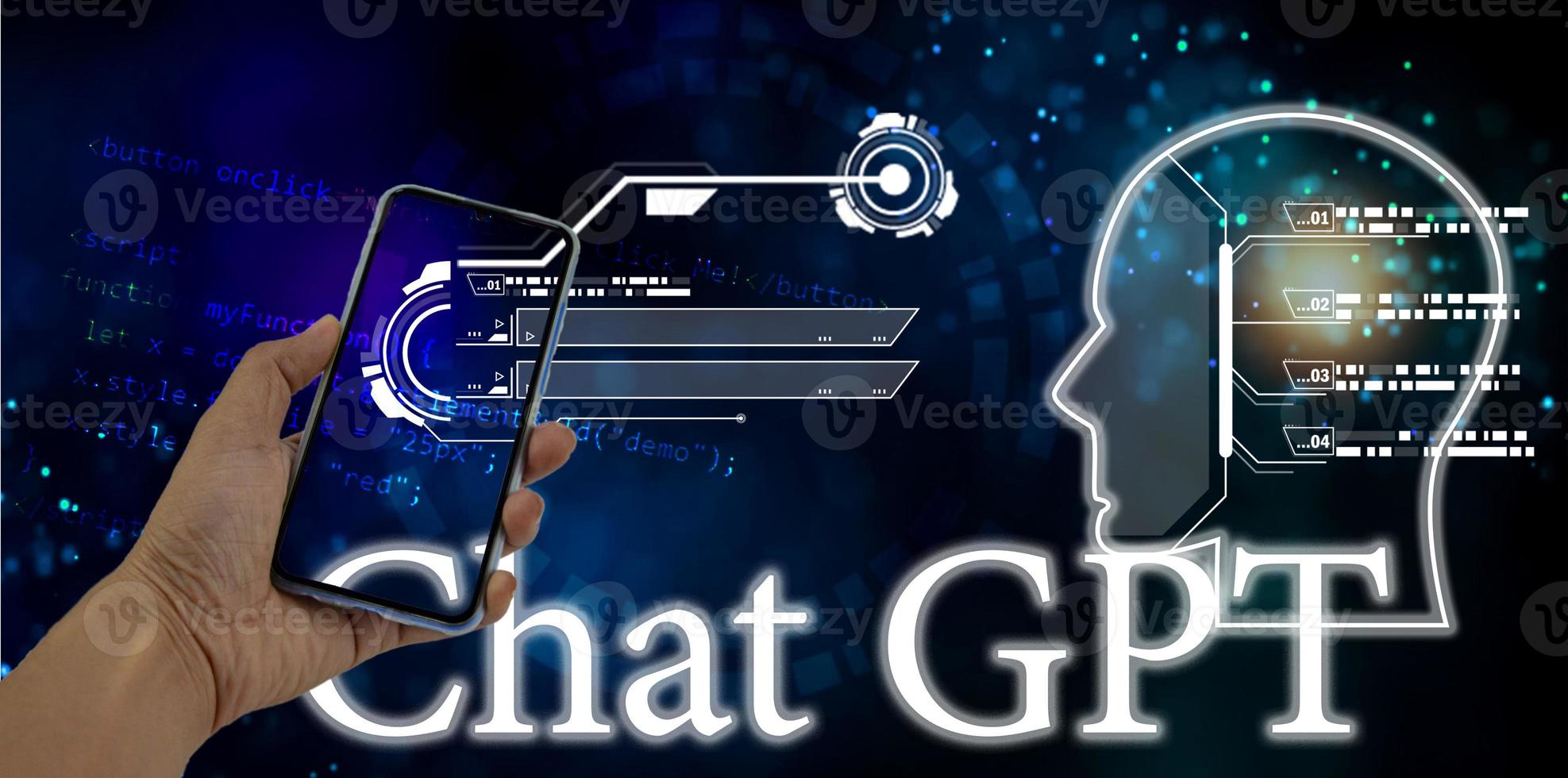 conceitualmente, chatgpt é um chatbot ai ou inteligência artificial que pode se comunicar através de mensagens com humanos de forma natural. foto