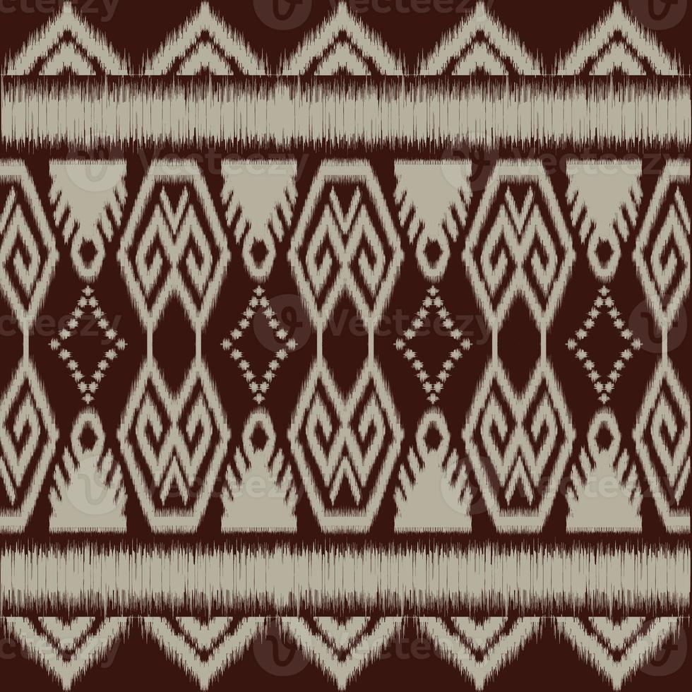 bordado clássico africano ikat paisley e mix de bordados de malha tailandeses padrão étnico oriental geométrico sem costura tradicional, foto