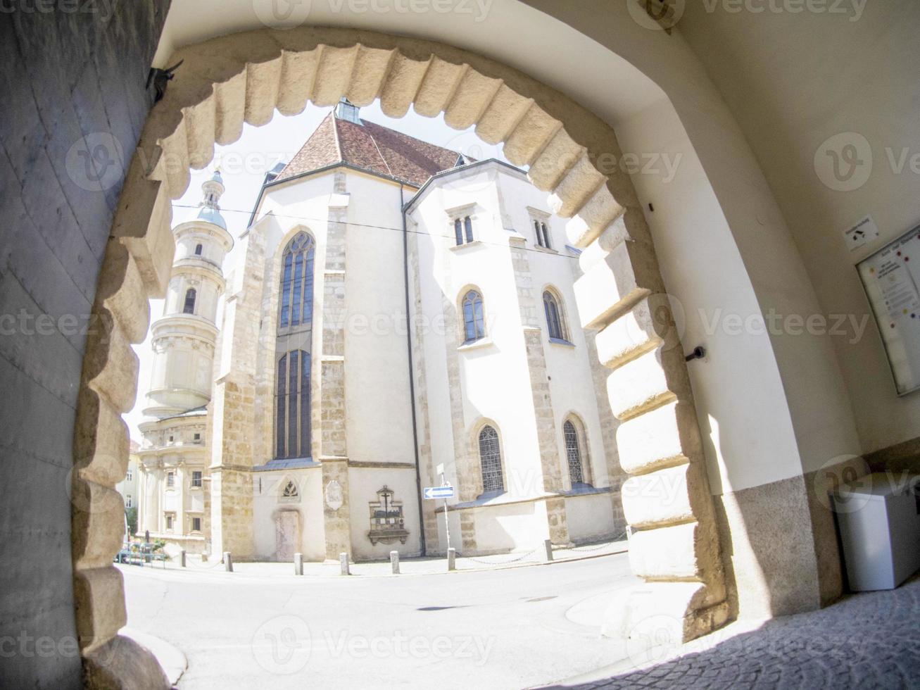 graz austria burg edifício histórico foto