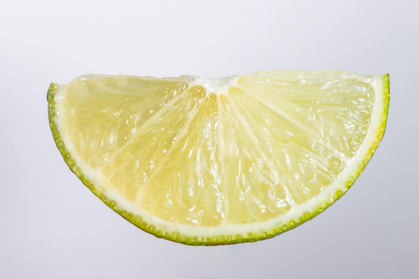 rodela de limão close up foto