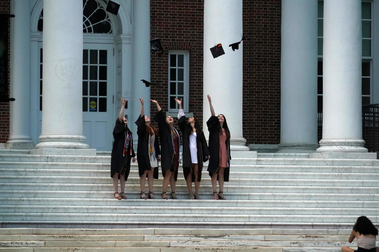 baltimore, eua - 21 de maio de 2018 - dia da formatura na universidade john hopkins foto