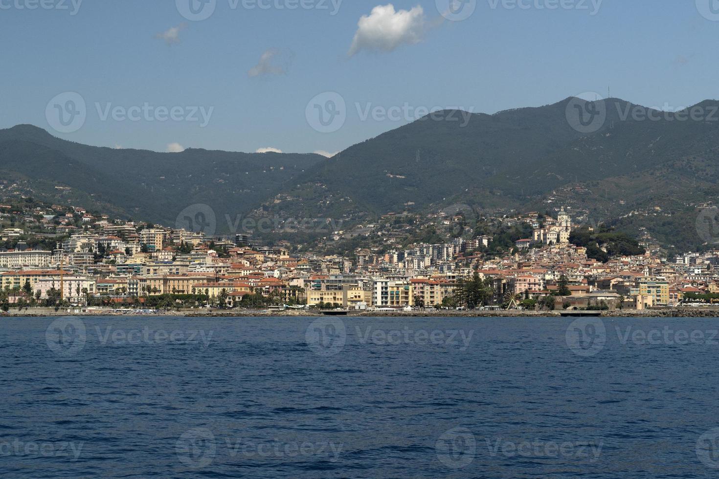 sanremo vista do mar foto