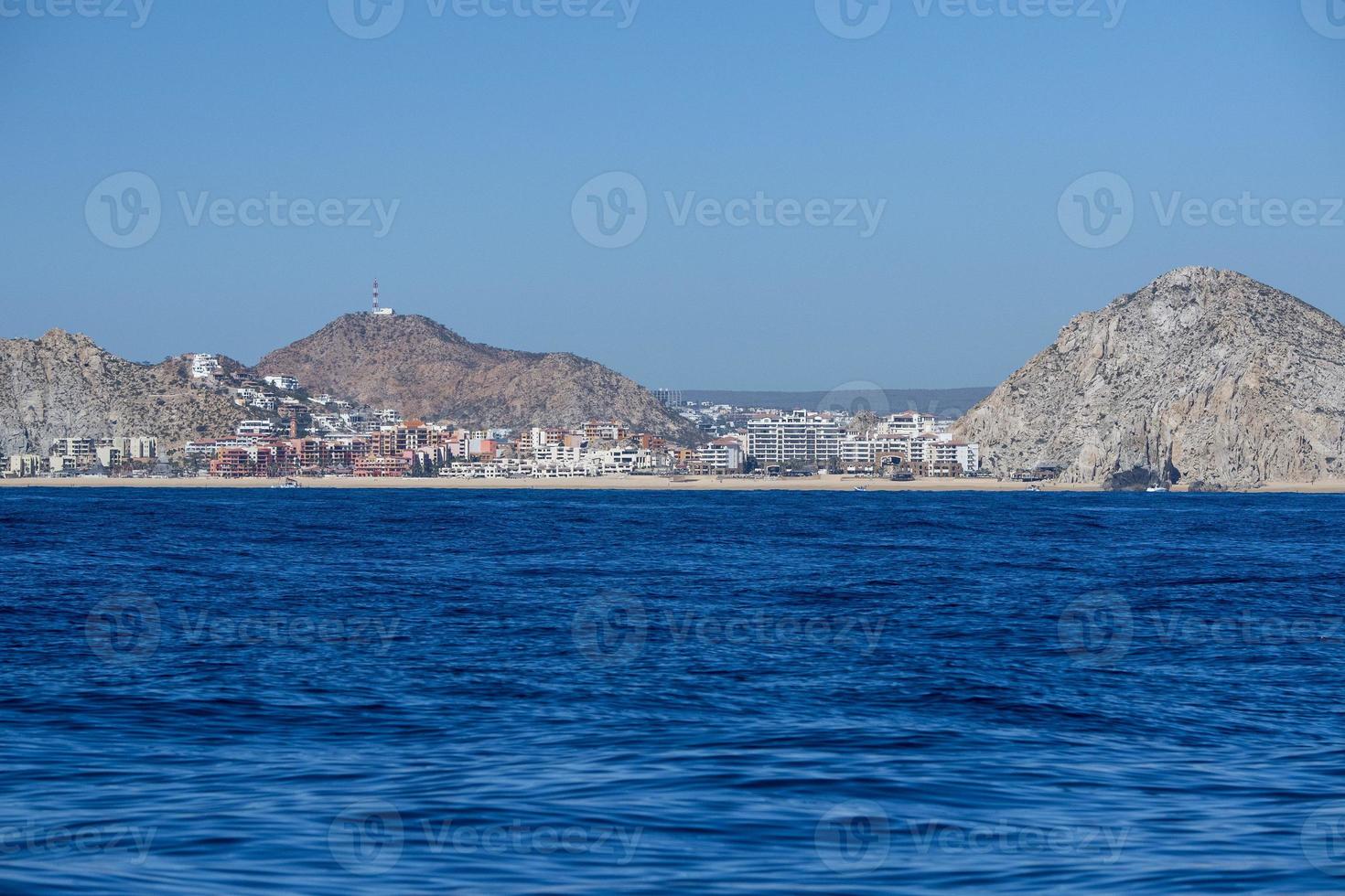 cabo san lucas vista do oceano pacífico foto