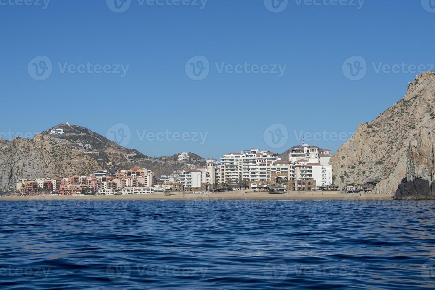 cabo san lucas vista do oceano pacífico foto