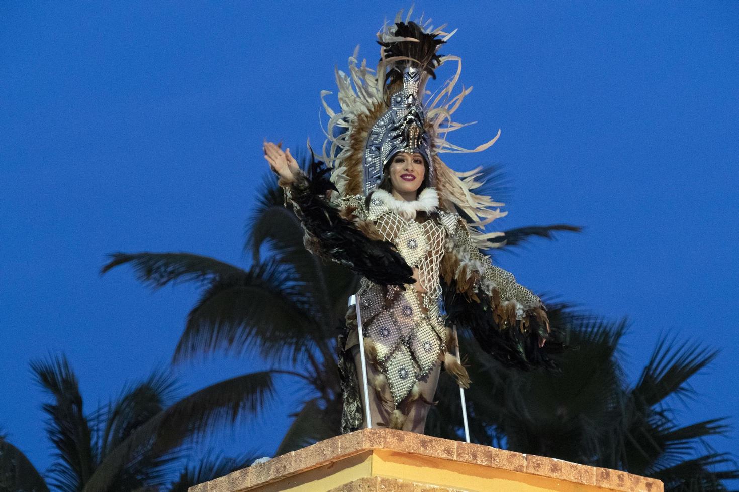 la paz, méxico - 22 de fevereiro de 2020 - carnaval tradicional da baja california foto