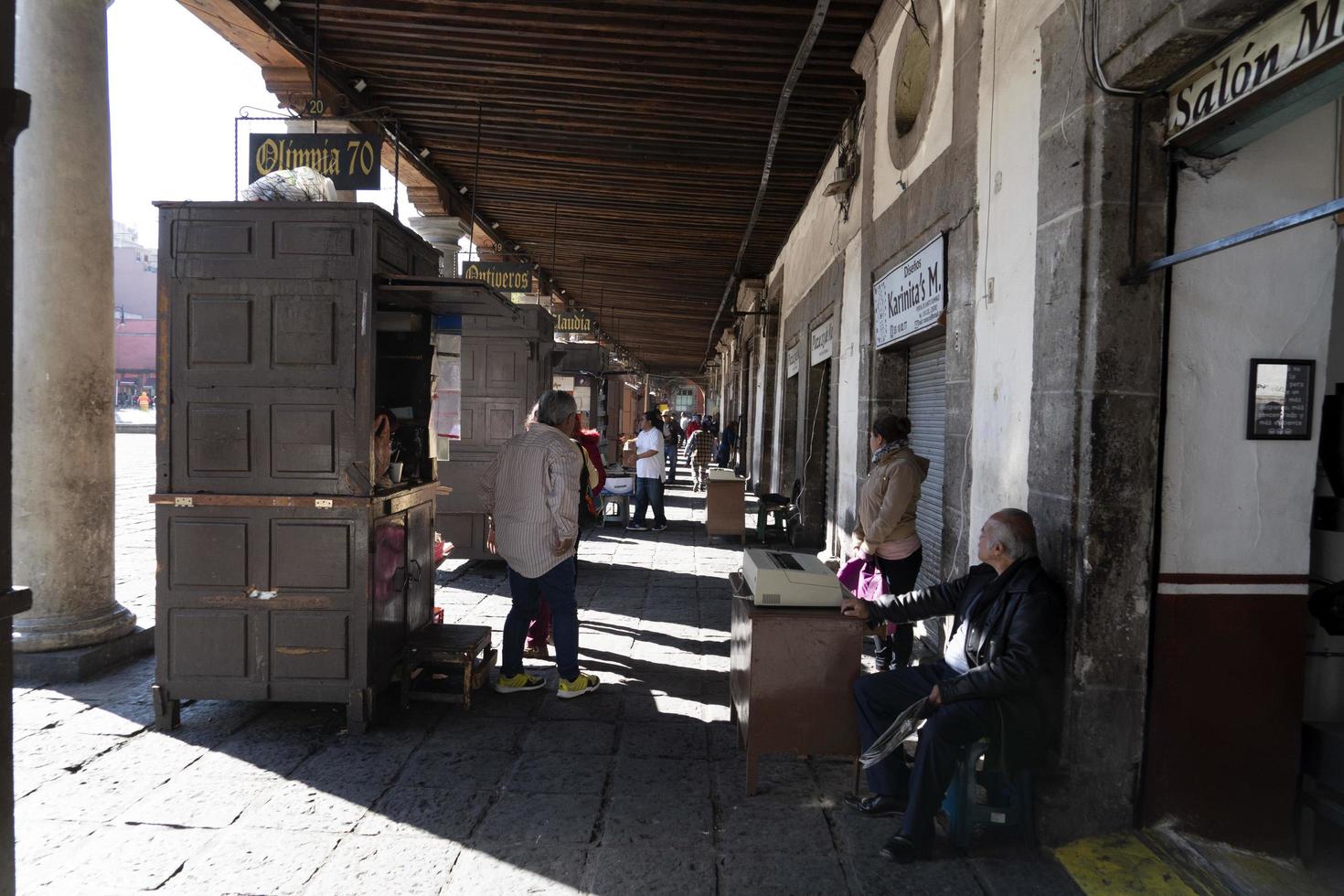 cidade do méxico, méxico - 30 de janeiro de 2019 - local santo domingo foto