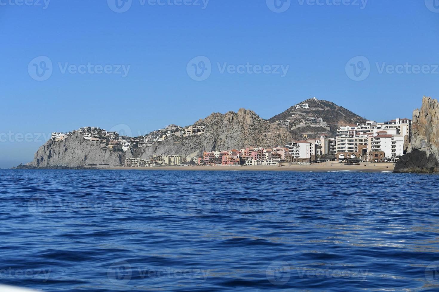 cabo san lucas vista do oceano pacífico foto