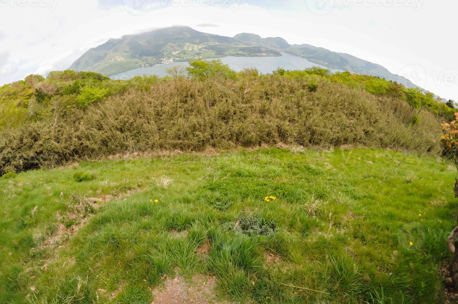 vista panorâmica das montanhas foto