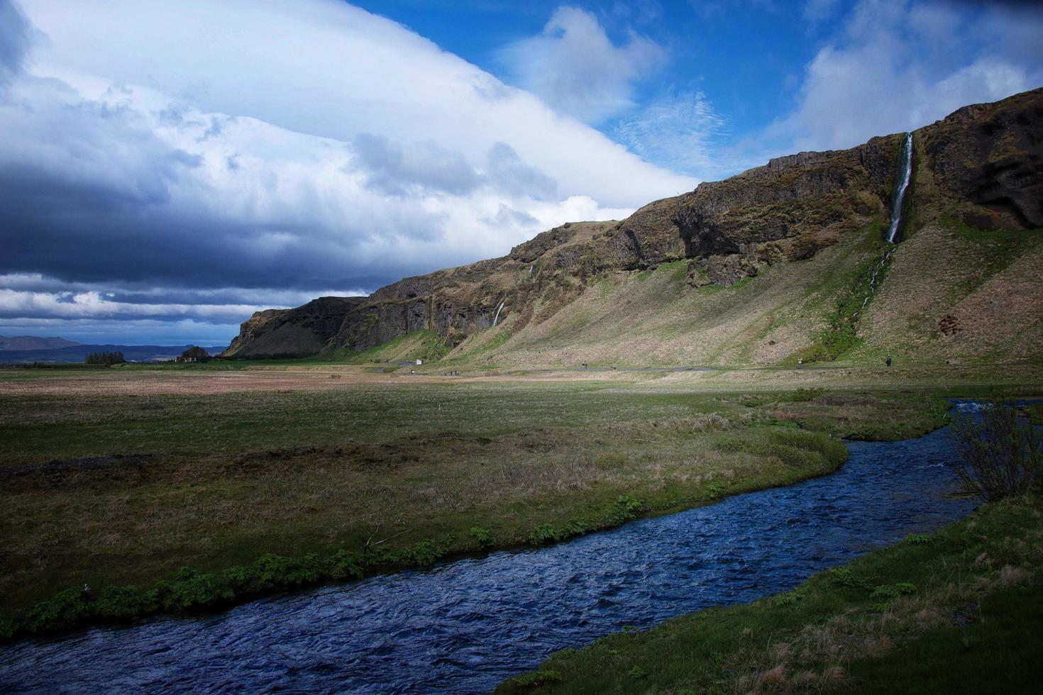 trilha de caminhada da Islândia foto