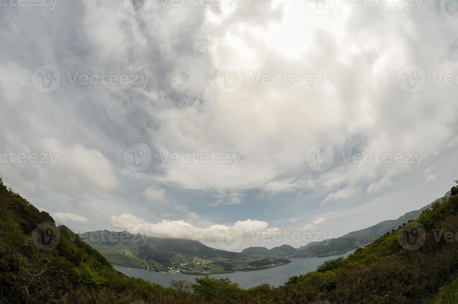 vista panorâmica das montanhas foto