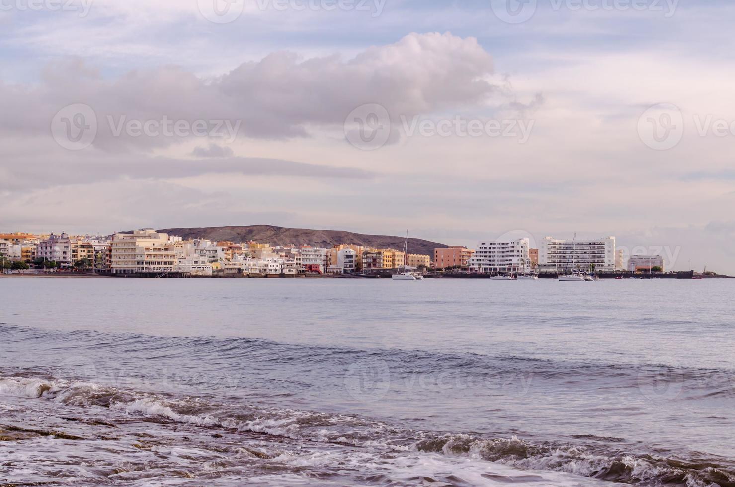 vista panorâmica da costa foto