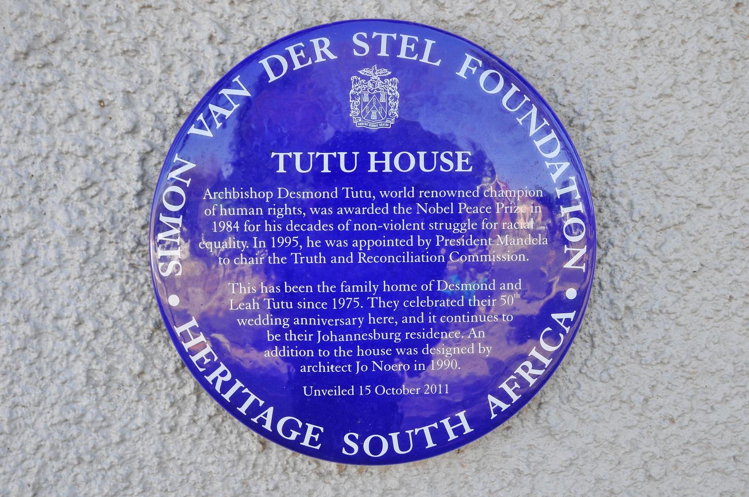 desmond tutu house uma parte da herança da áfrica do sul em soweto foto