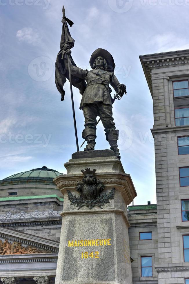 monumento maisonneuve - place d'armes - montreal foto