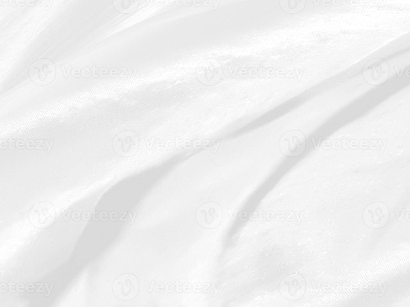 bela moda limpa tecido macio abstrato forma de curva suave decorativa têxtil fundo branco foto