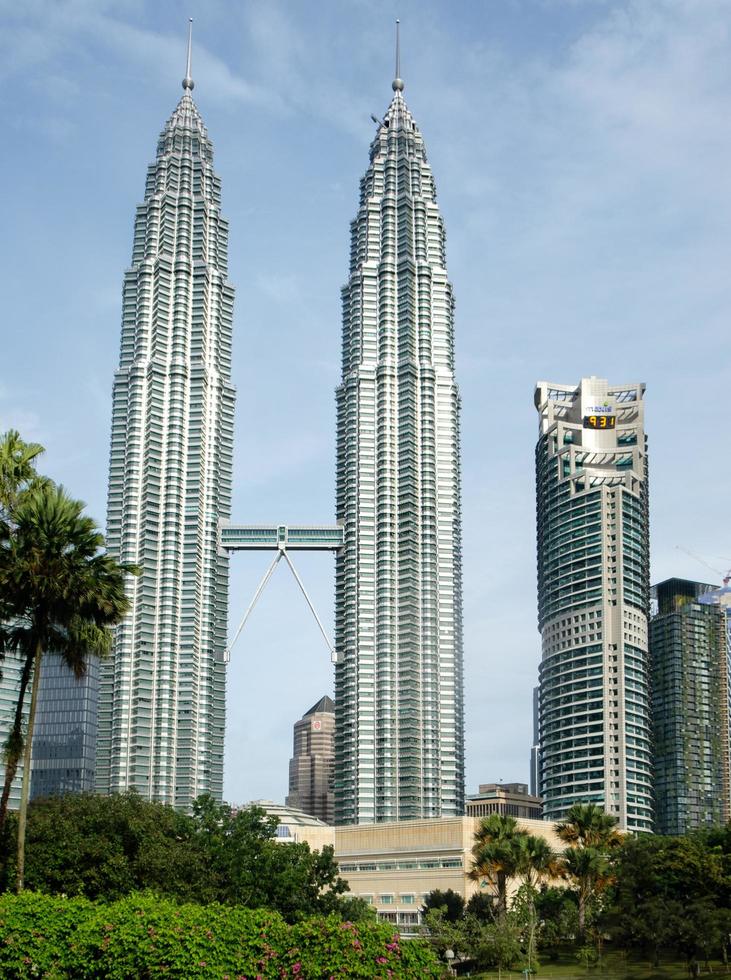 Kuala Lumpur, Malásia - 22 de janeiro de 2019 Petronas Twin Towers foto