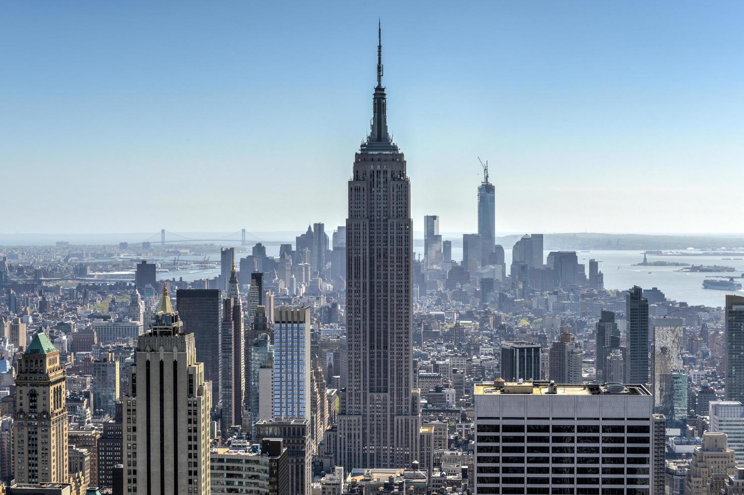 skyline da cidade de nova york foto