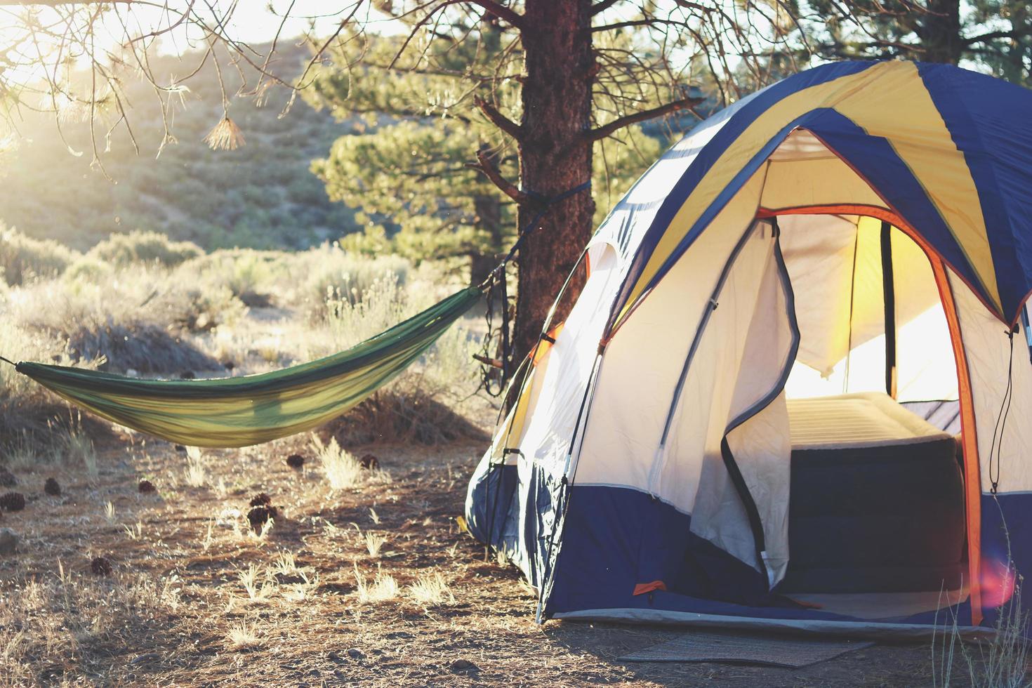 tenda e rede em big sur foto
