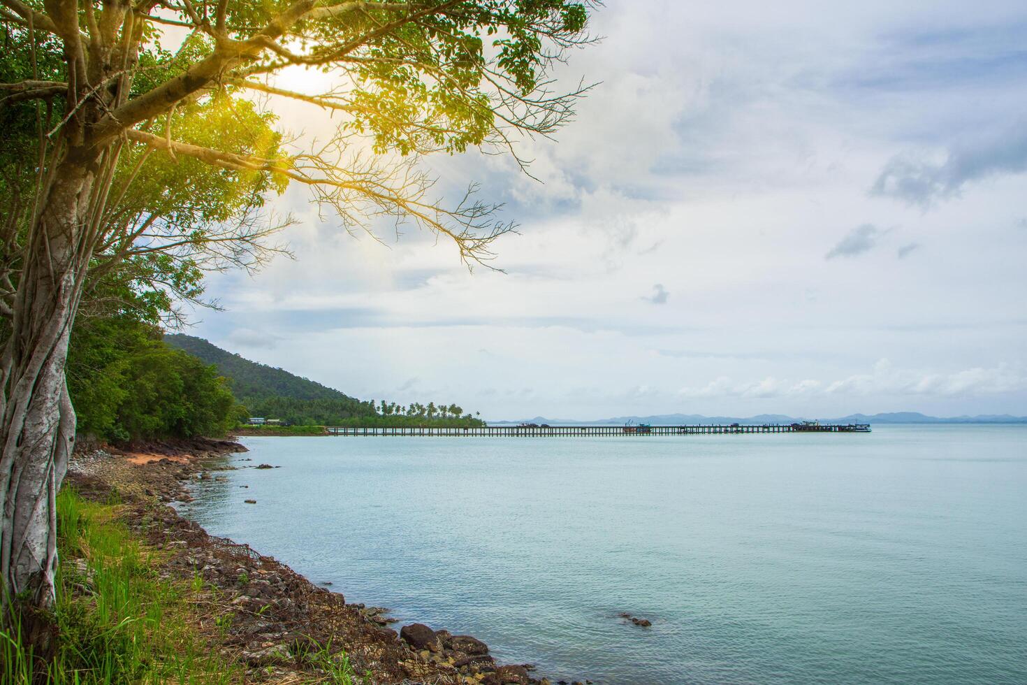 o mar em koh chang, tailândia foto