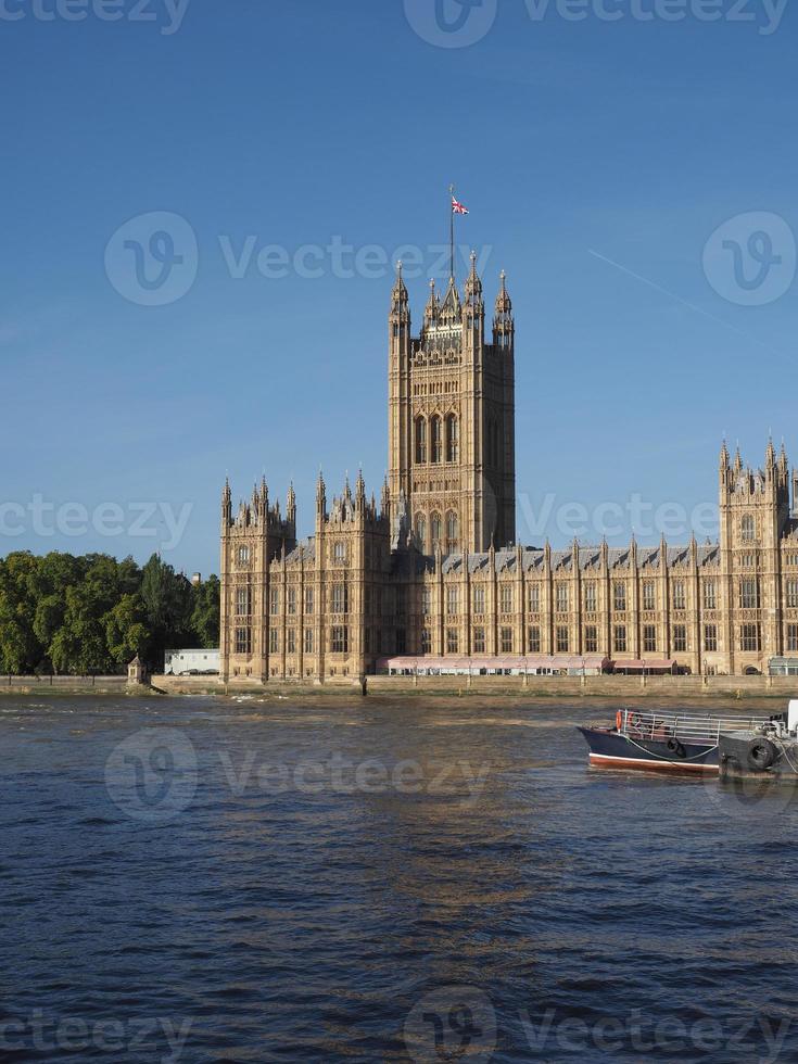 casas do parlamento em Londres foto