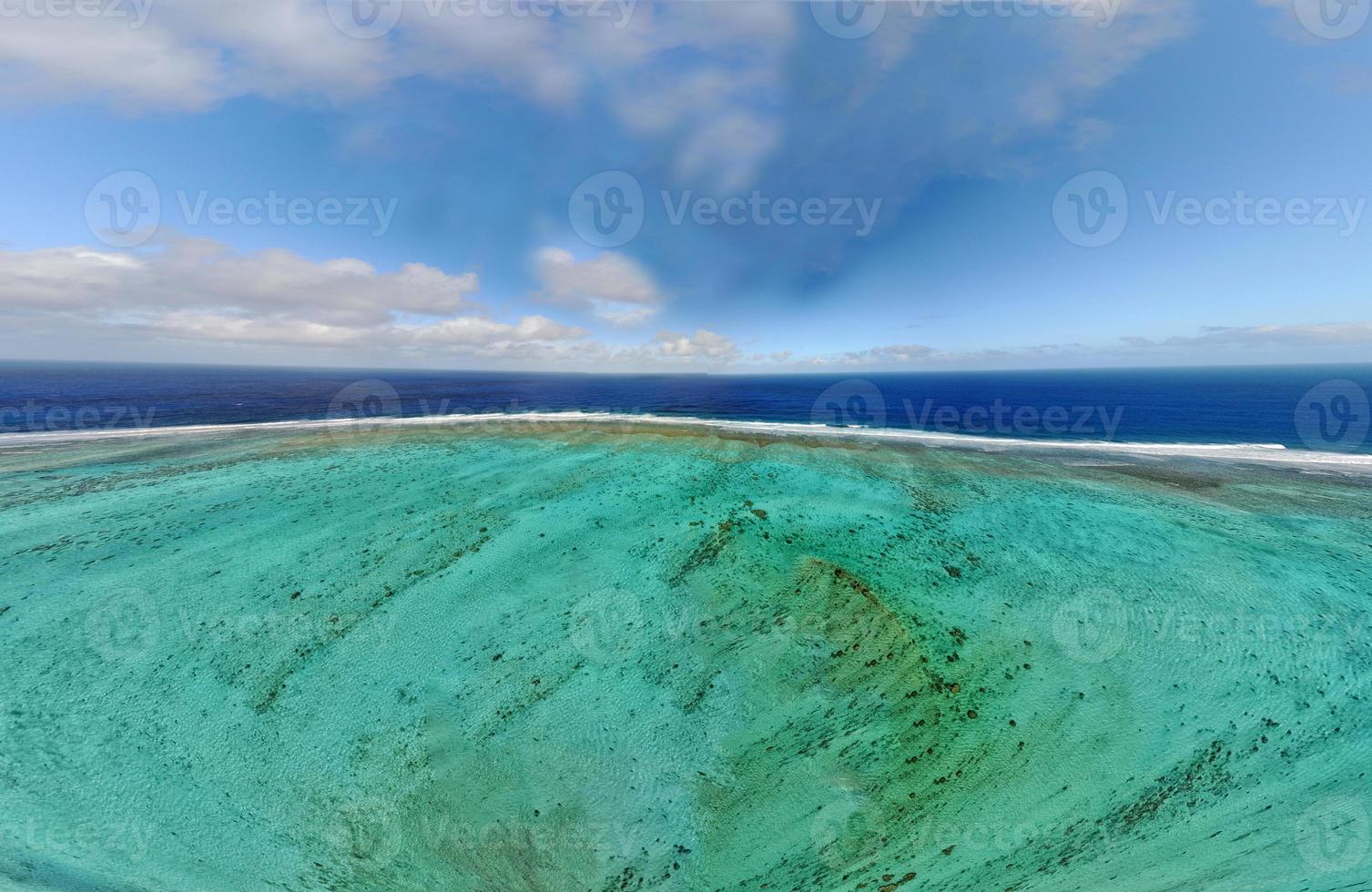 aitutaki polinésia cook island paraíso tropical vista foto