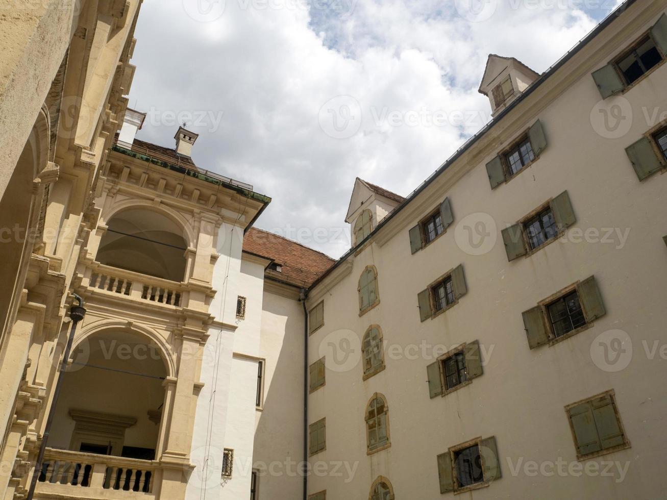 edifício histórico da casa de landhaus graz áustria foto