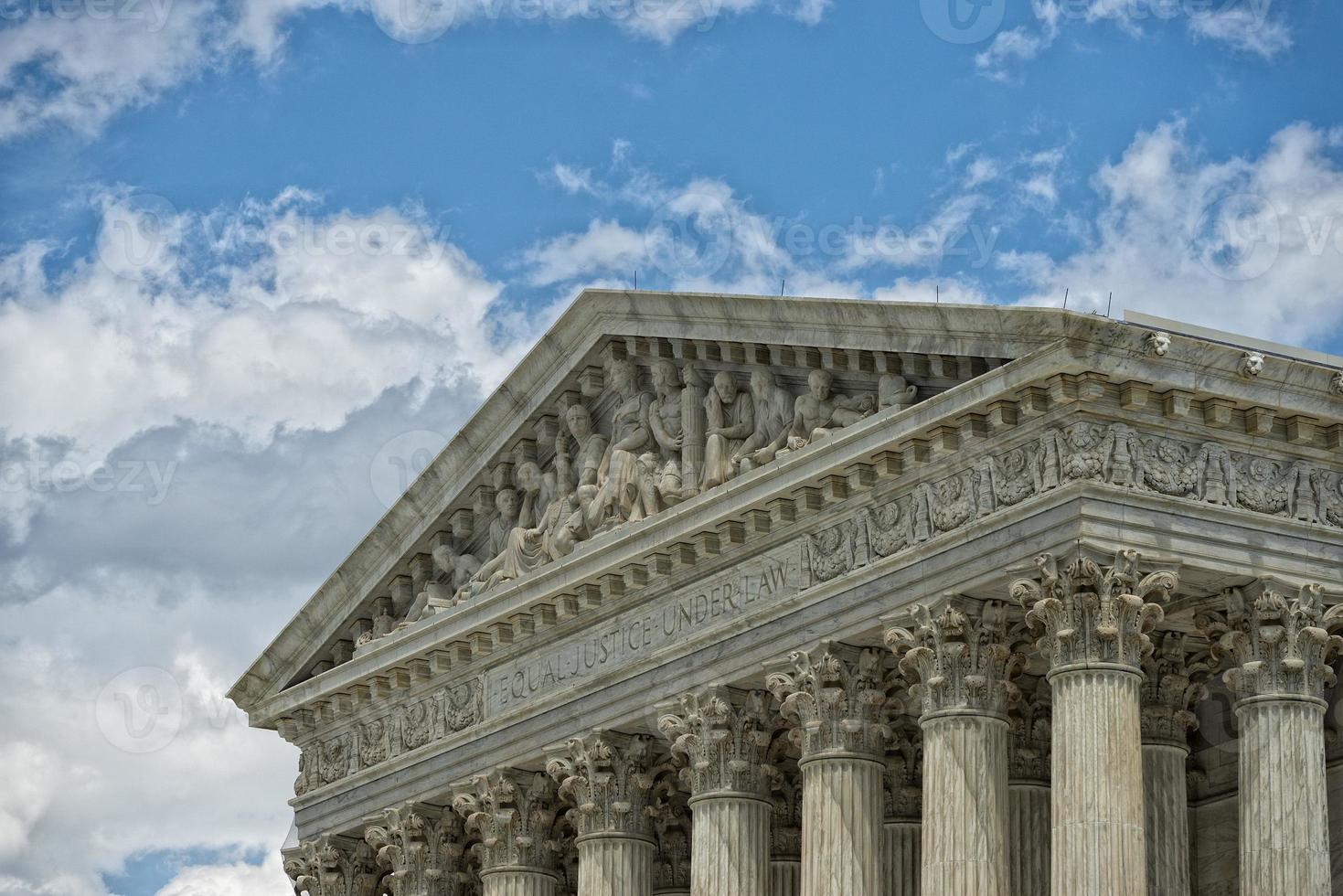 Washington DC fachada da Suprema Corte foto