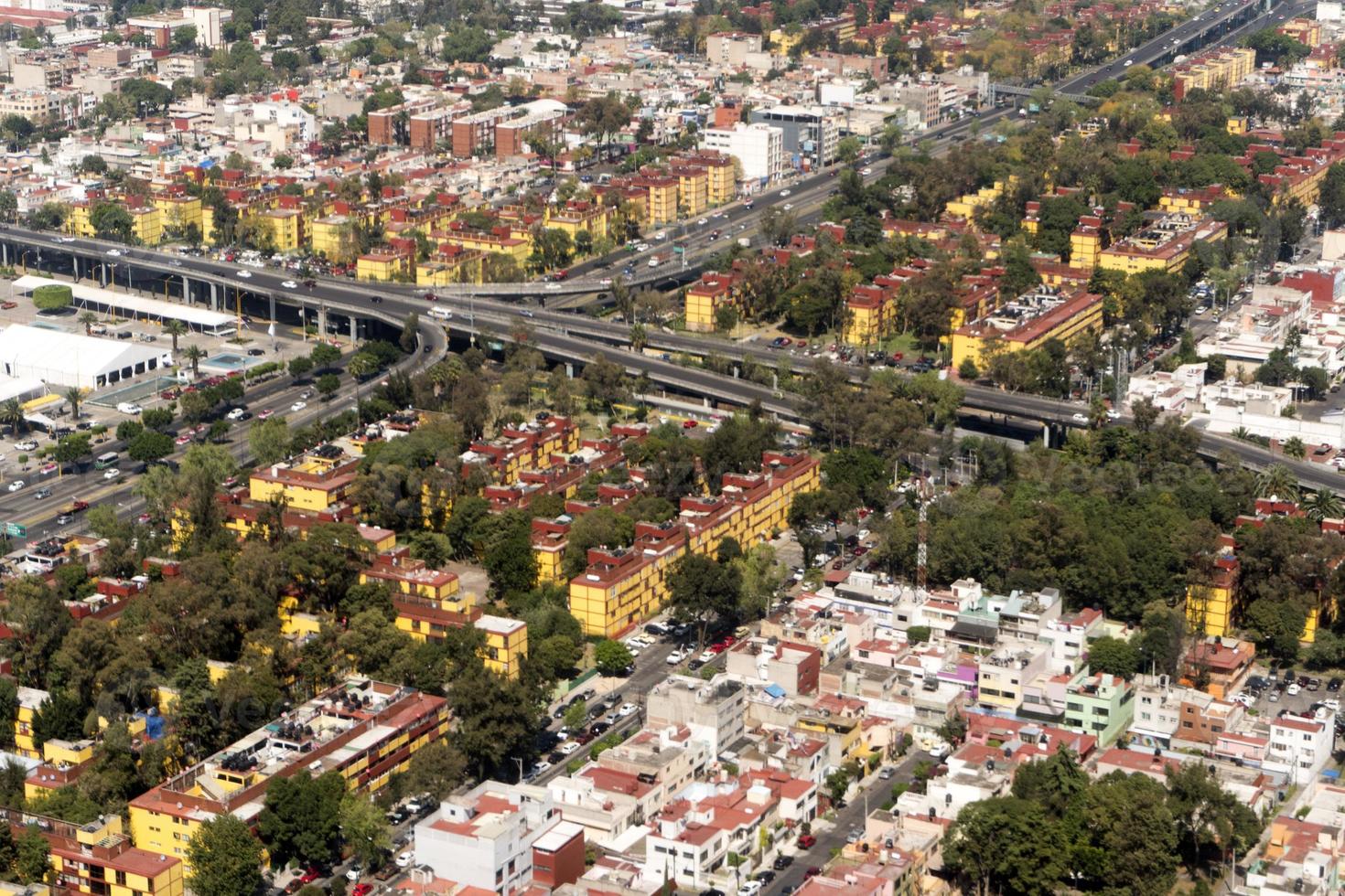 cidade do méxico vista aérea paisagem urbana panorama foto