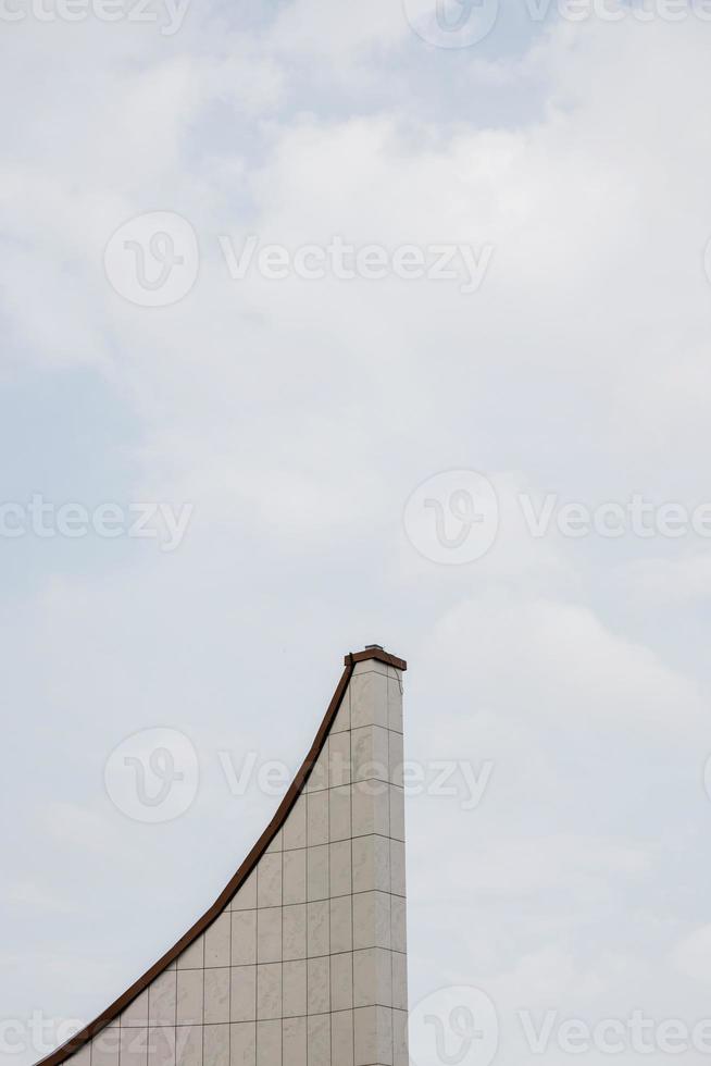 fragmento de um edifício modernista. foto