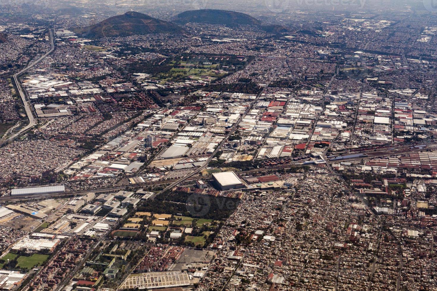 cidade do méxico vista aérea paisagem urbana panorama foto