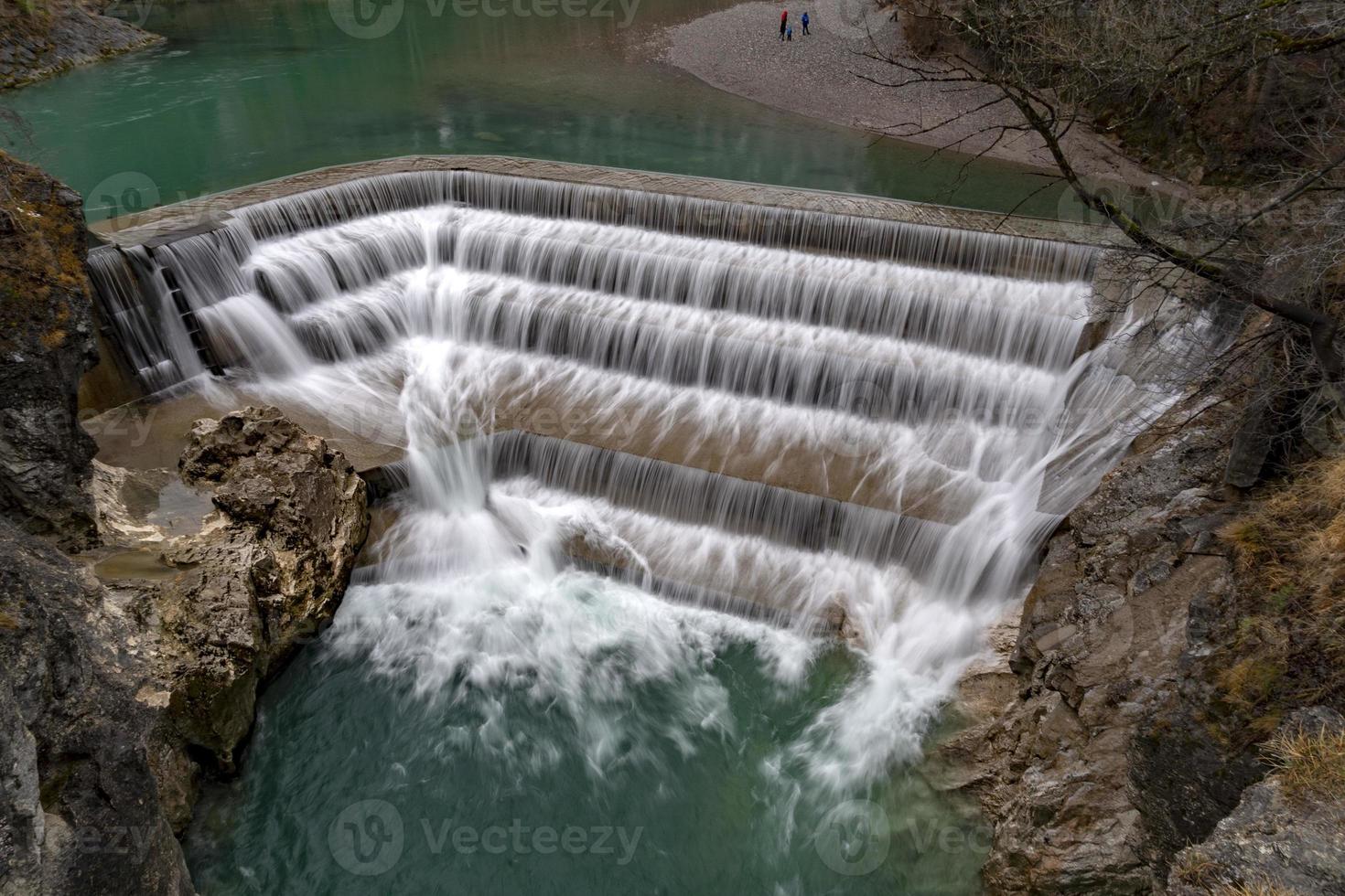 cachoeira lechfall fussen na alemanha foto