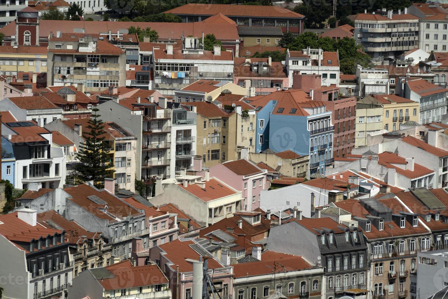 lisboa panorama aéreo paisagem paisagem urbana foto