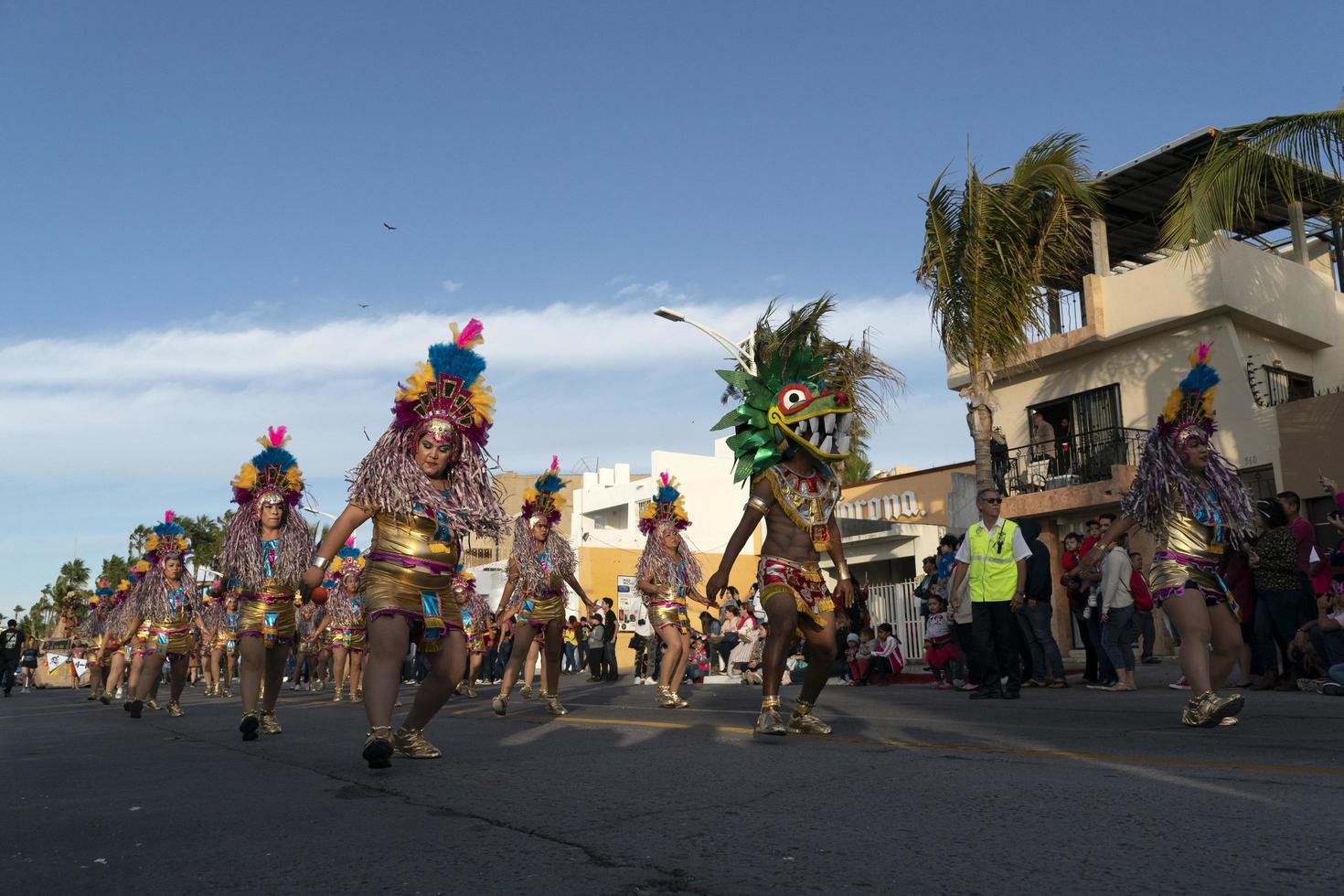 la paz, méxico - 22 de fevereiro de 2020 - carnaval tradicional da baja california foto