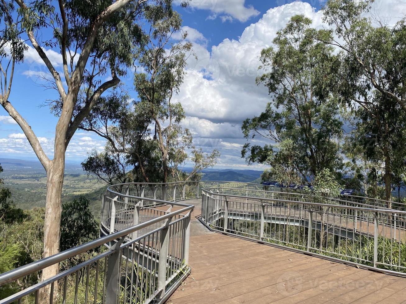 tobruk memorial drive mirante em parques de piquenique, towoomba, queensland, austrália. foto