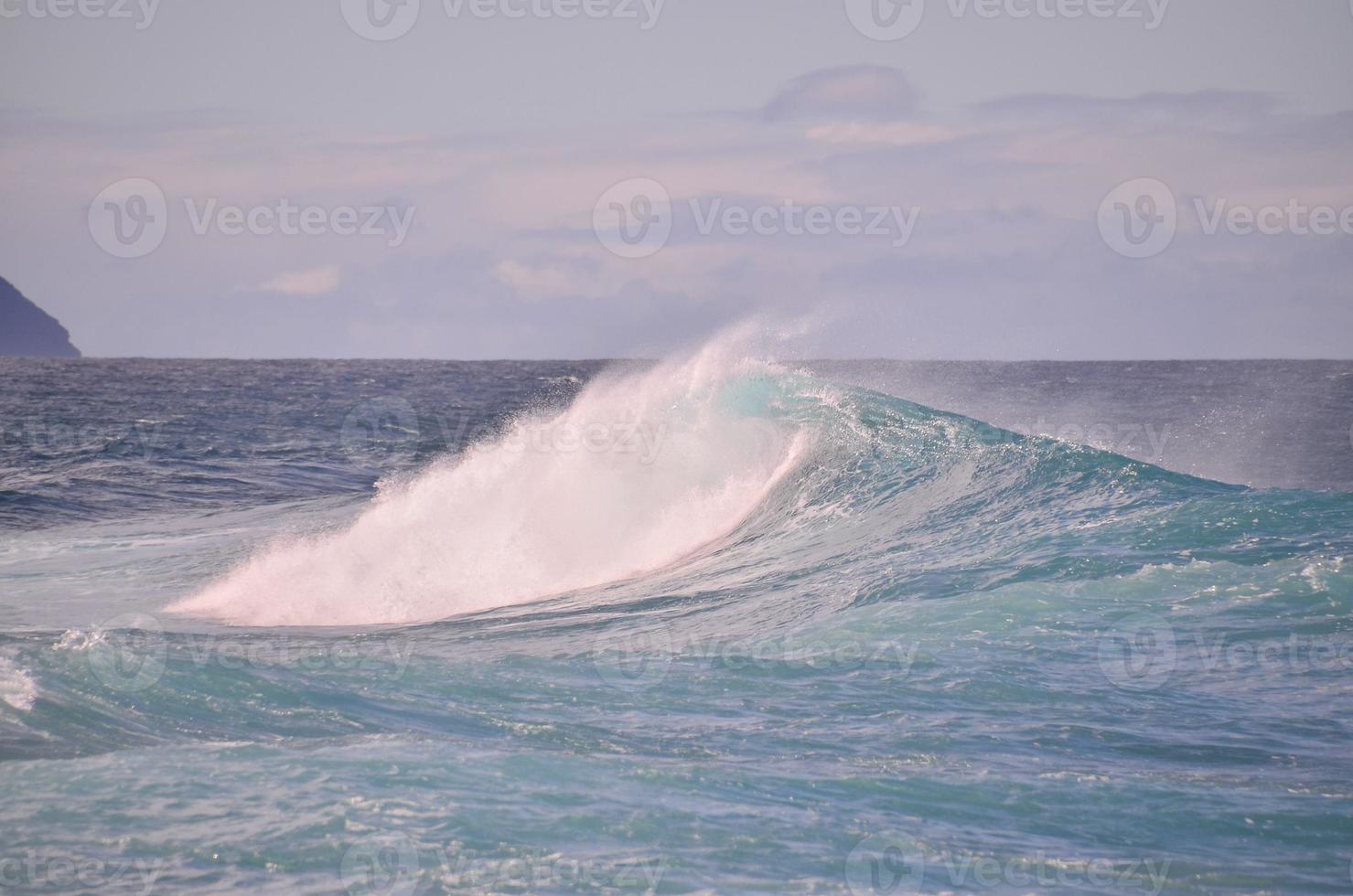 enormes ondas do mar foto