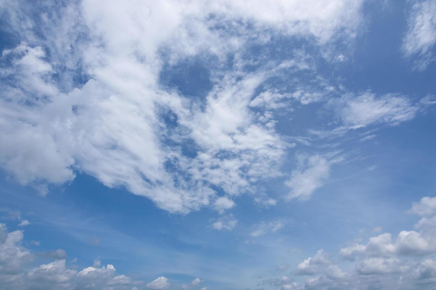 céu azul e nuvens foto