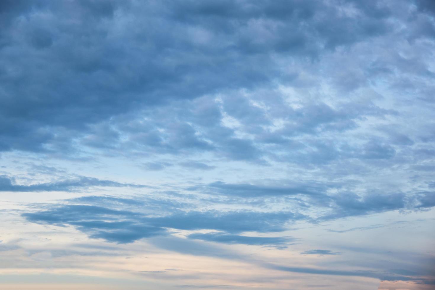 nuvens no céu foto