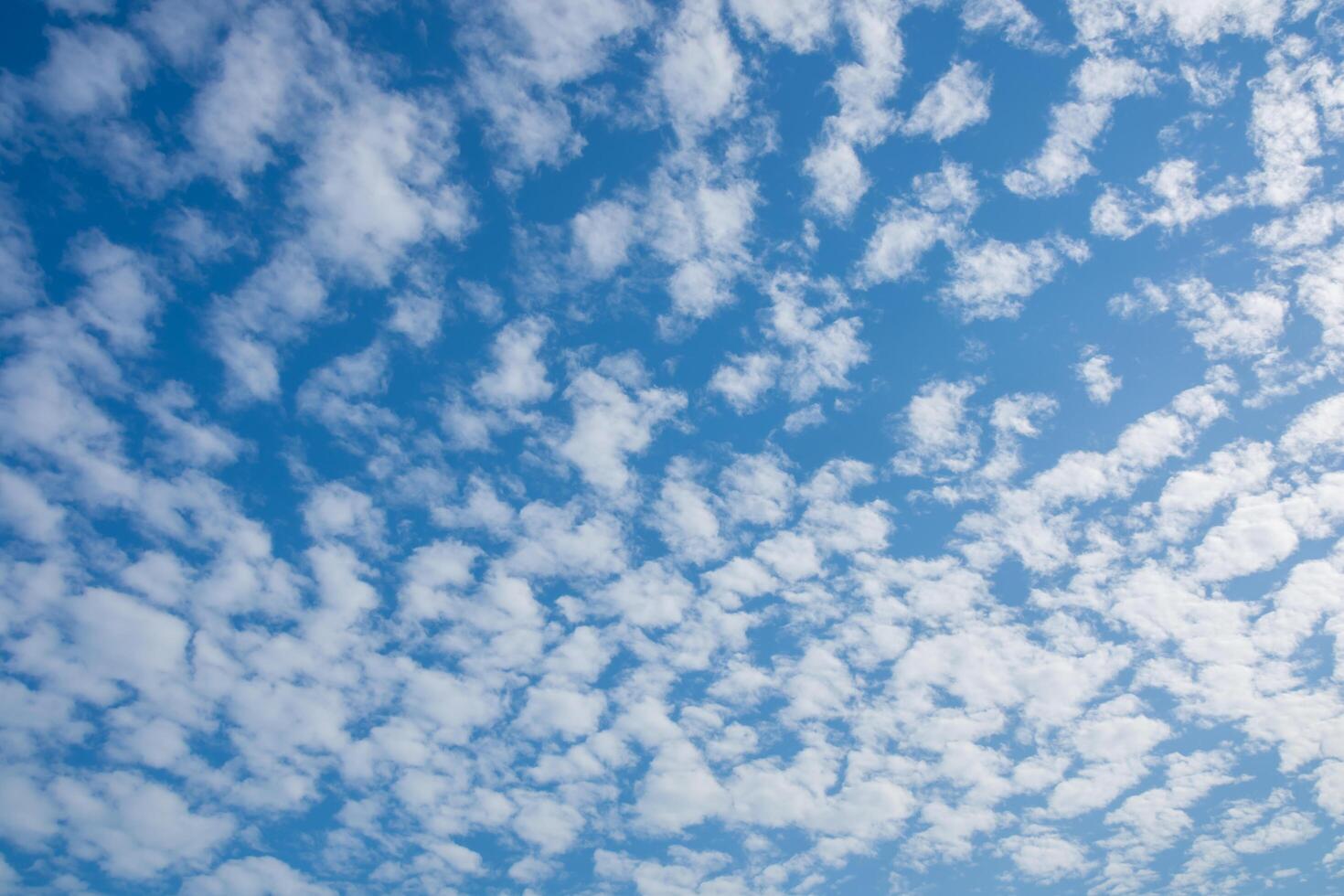 céu azul e nuvens foto