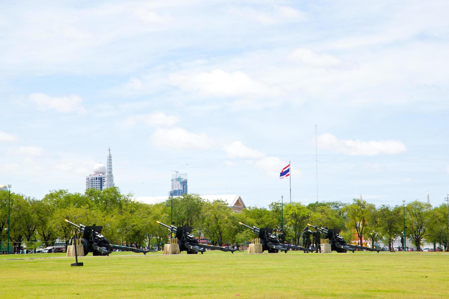 as grandes armas em uma celebração foto