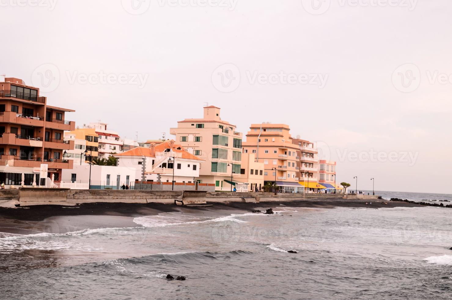 vista panorâmica da costa foto