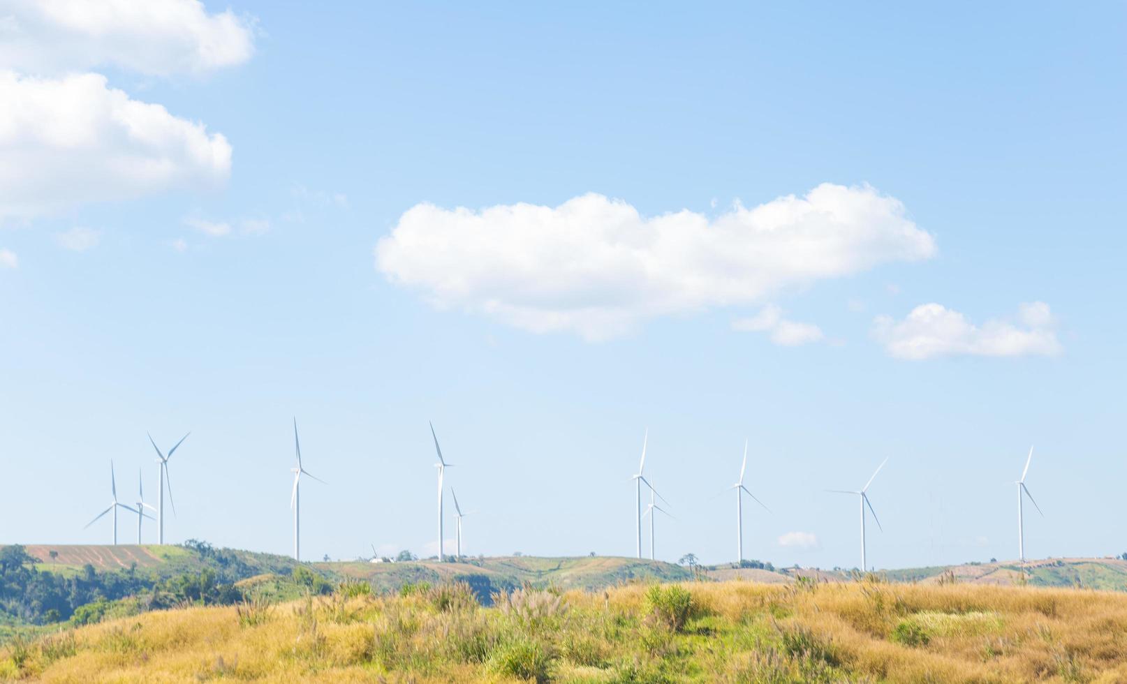 turbinas eólicas para geração de energia foto