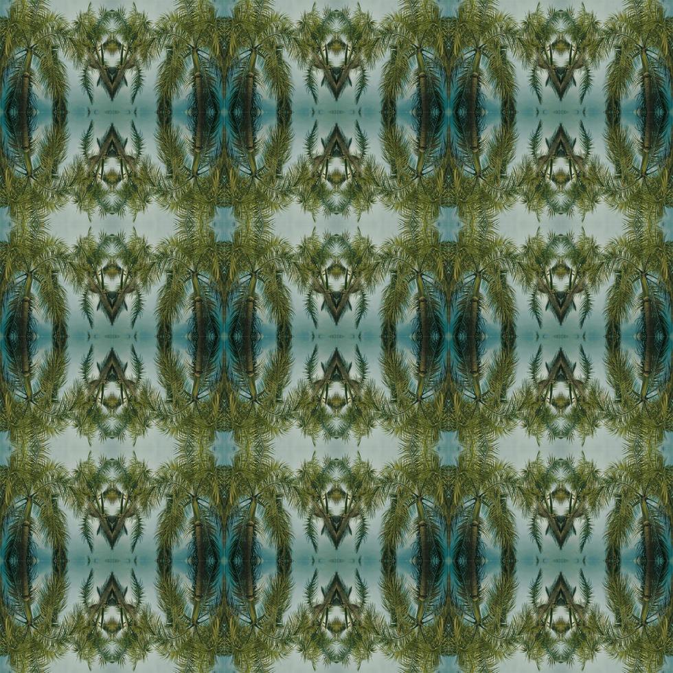 padrão verde simétrico abstrato foto