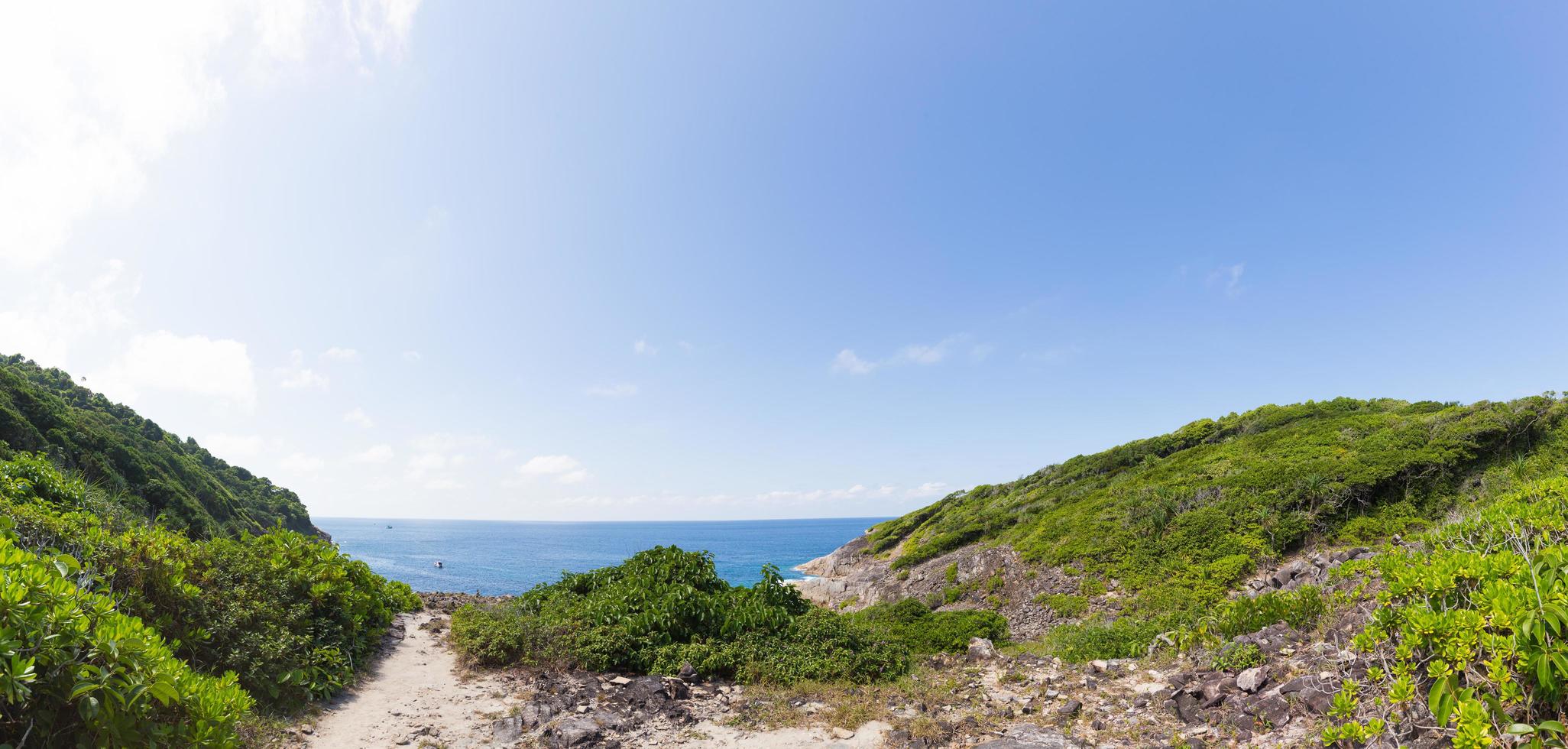 panorama em koh ta chai na tailândia foto