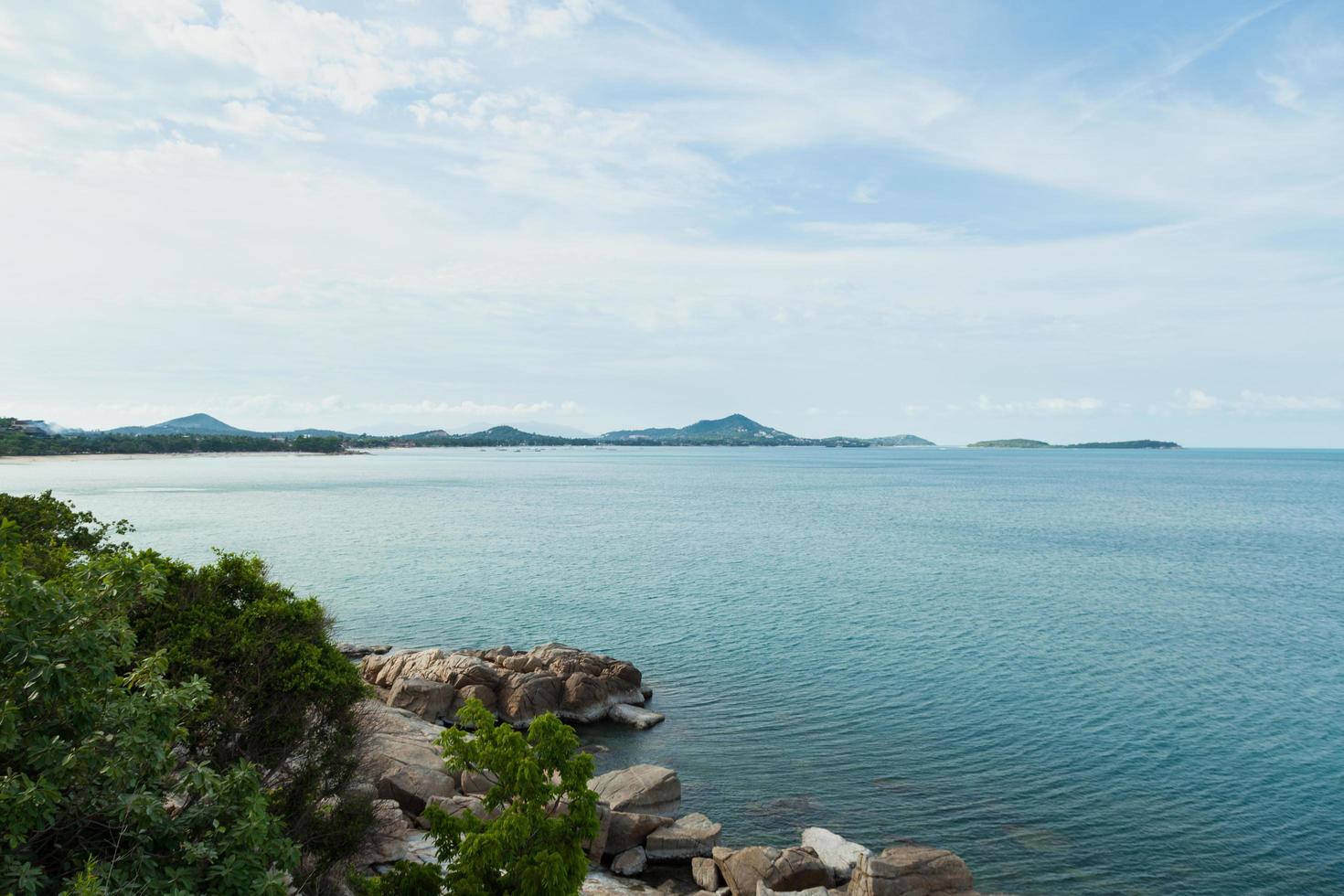 costa de koh samui na tailândia foto