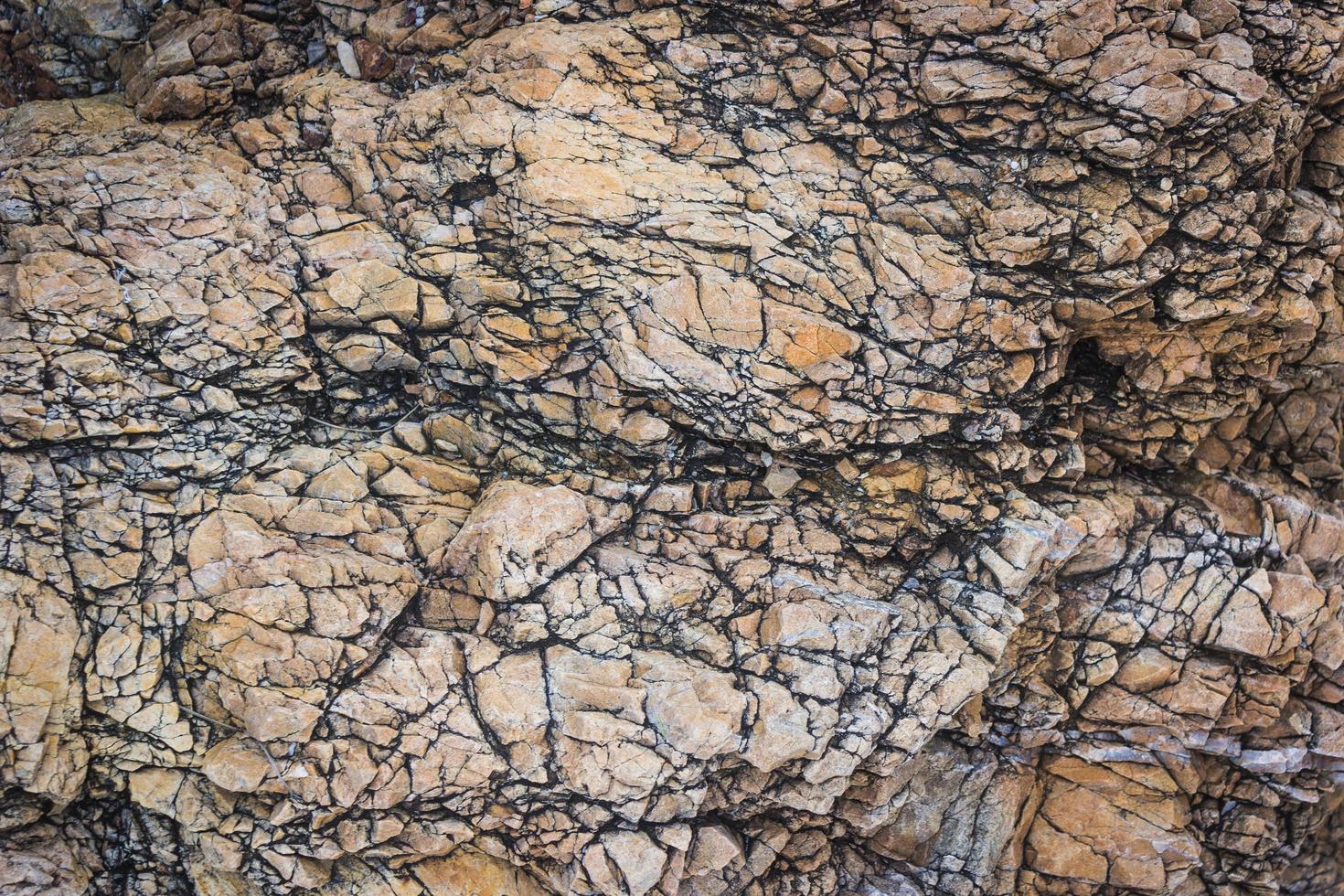 superfície da rocha para textura ou fundo foto
