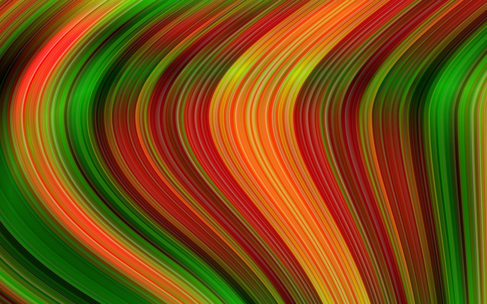 série de cores dinâmicas. fundo colorido abstrato futurista. abstração artística com linhas onduladas coloridas. texturas coloridas de linhas distorcidas. padrão de linha de onda multicolorida criativa. foto