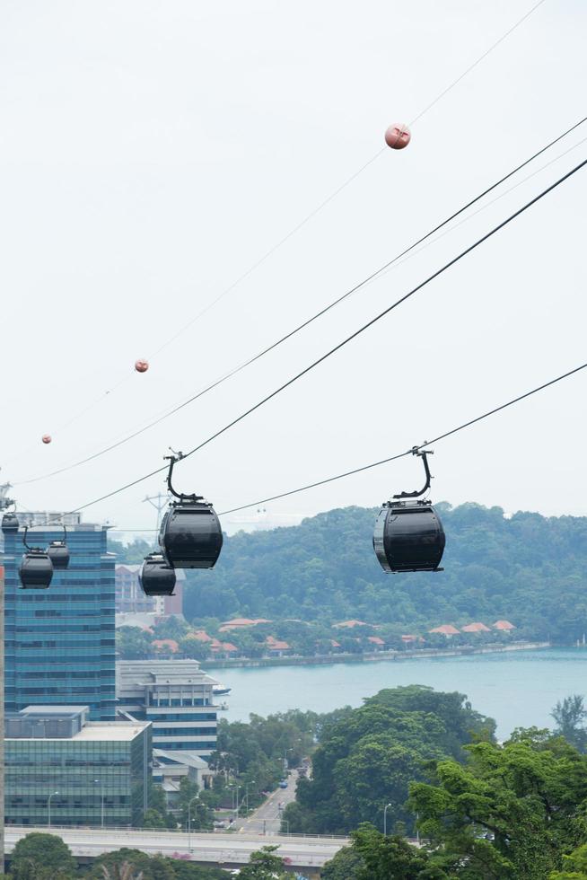 teleférico em cingapura foto